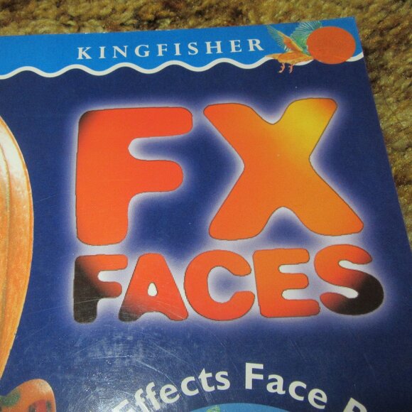Soft-cover Kingfisher Halloween FX FACES make-up costuming book - Picture 4 of 15
